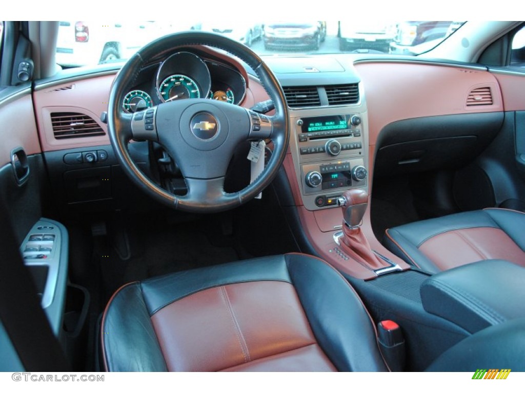2009 Chevrolet Malibu LTZ Sedan Ebony/Brick Dashboard Photo #60715621