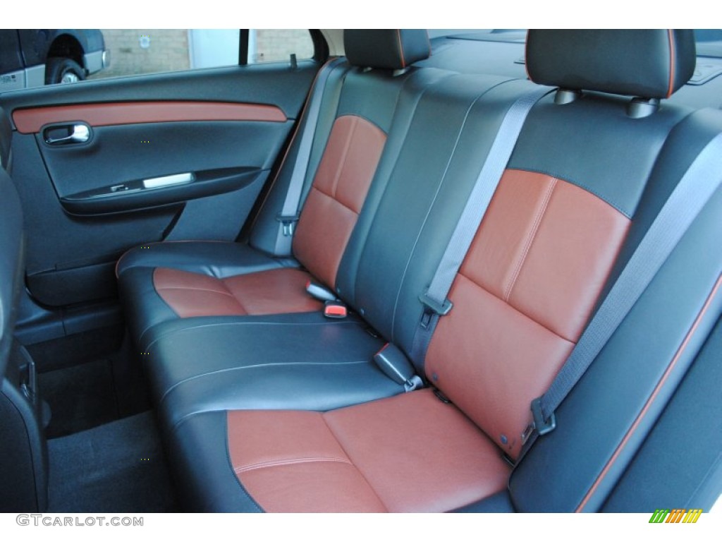 Ebony/Brick Interior 2009 Chevrolet Malibu LTZ Sedan Photo #60715630