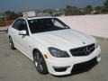 Arctic White 2012 Mercedes-Benz C 63 AMG