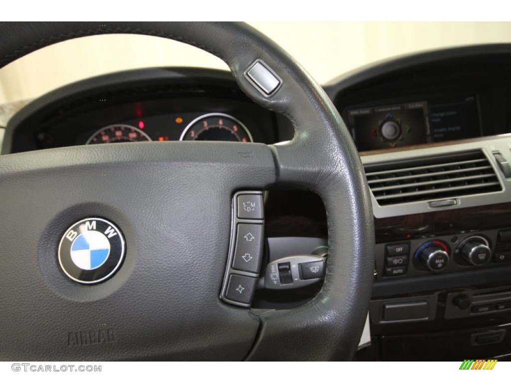 2006 7 Series 750Li Sedan - Titanium Grey Metallic / Basalt Grey/Flannel Grey photo #28