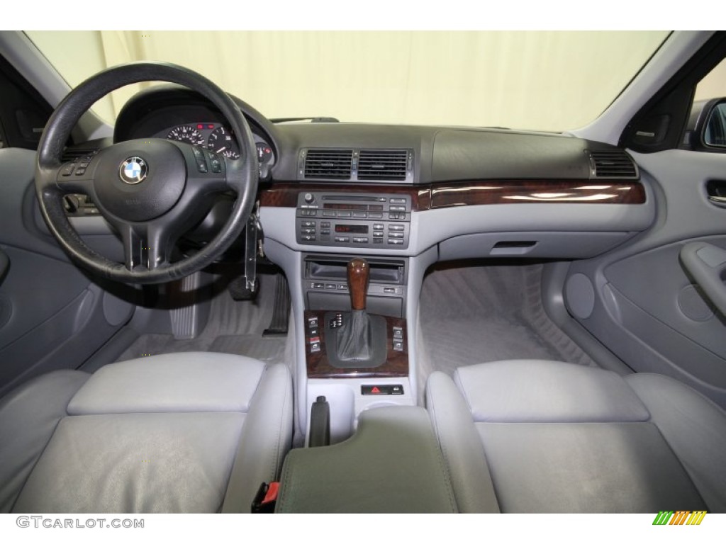2004 3 Series 325i Sedan - Silver Grey Metallic / Grey photo #4