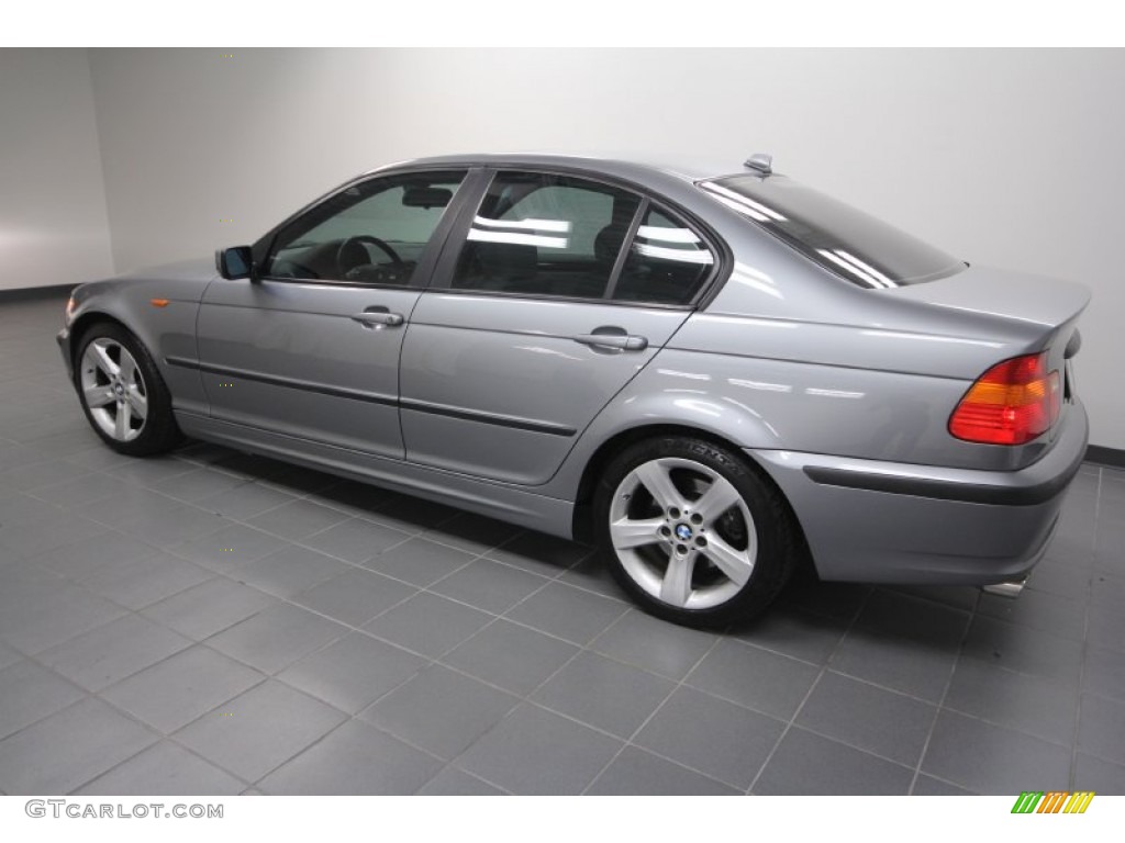 2004 3 Series 325i Sedan - Silver Grey Metallic / Grey photo #5