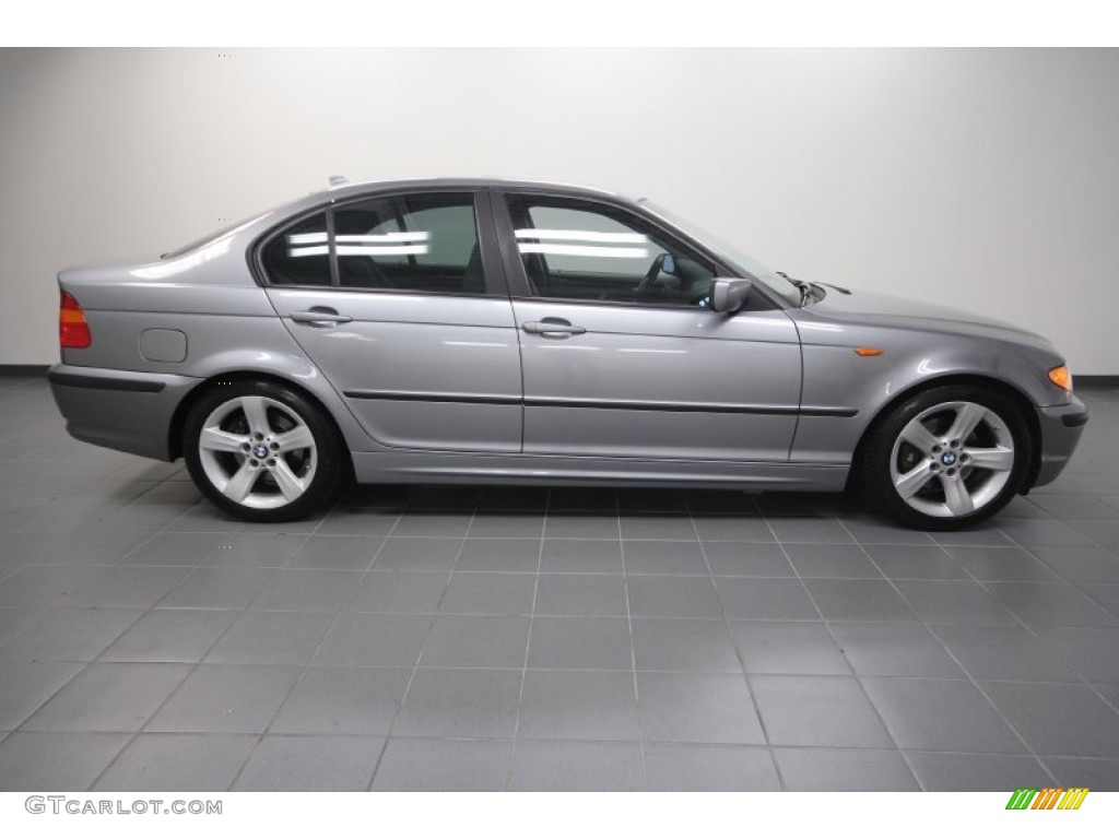 2004 3 Series 325i Sedan - Silver Grey Metallic / Grey photo #7