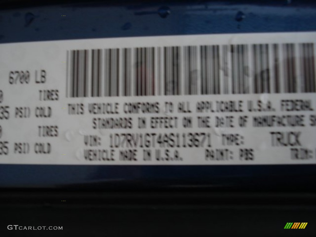 2010 Ram 1500 Big Horn Quad Cab 4x4 - Deep Water Blue Pearl / Dark Slate/Medium Graystone photo #25