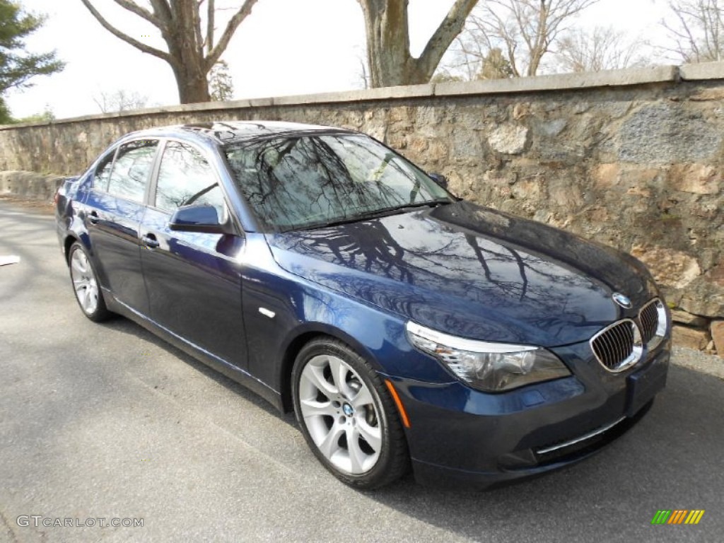 Deep Sea Blue Metallic 2010 BMW 5 Series 535i Sedan Exterior Photo #60717775