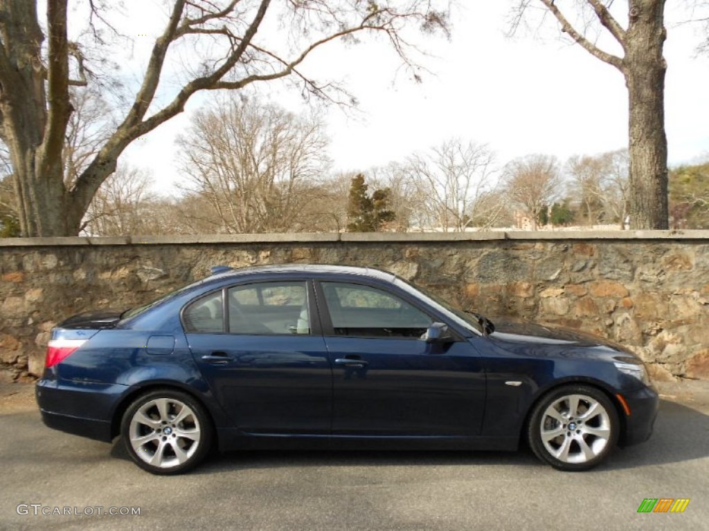 Deep Sea Blue Metallic 2010 BMW 5 Series 535i Sedan Exterior Photo #60717784