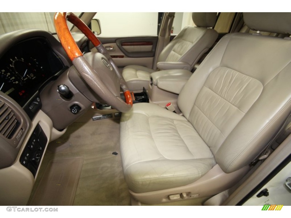 2002 LX 470 - Golden Pearl / Ivory photo #3