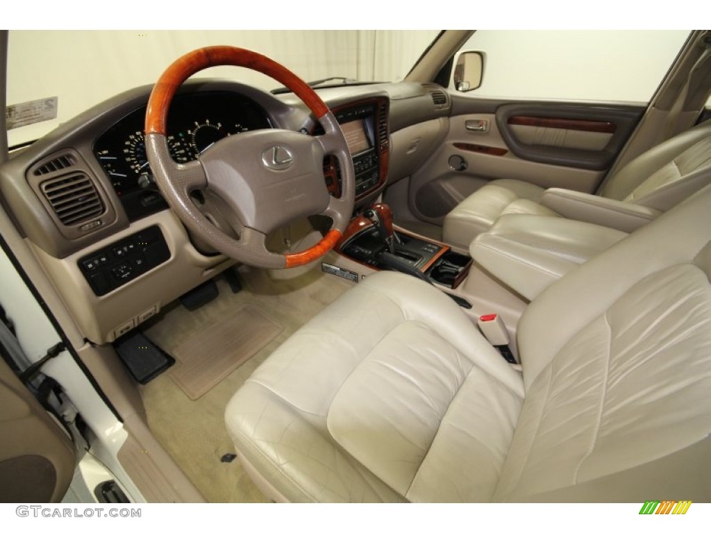 2002 LX 470 - Golden Pearl / Ivory photo #13