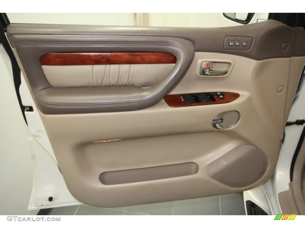 2002 LX 470 - Golden Pearl / Ivory photo #17