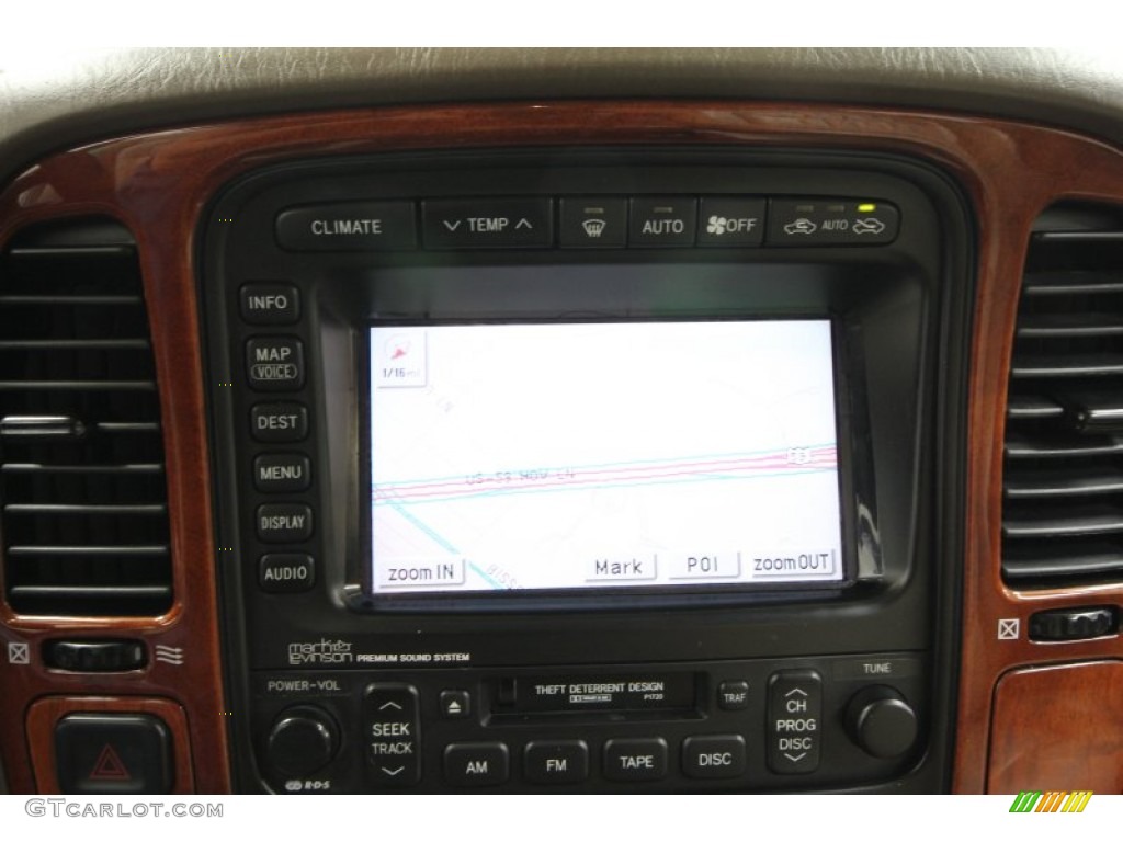 2002 LX 470 - Golden Pearl / Ivory photo #25