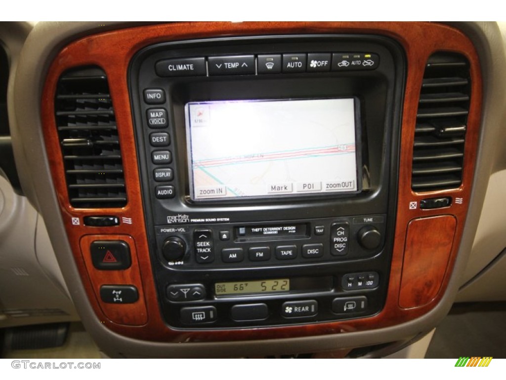 2002 LX 470 - Golden Pearl / Ivory photo #27