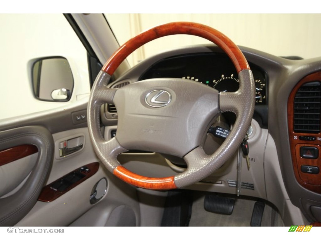 2002 LX 470 - Golden Pearl / Ivory photo #38