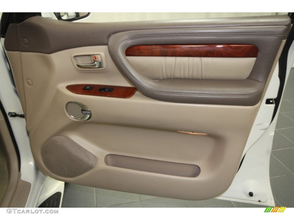 2002 LX 470 - Golden Pearl / Ivory photo #47