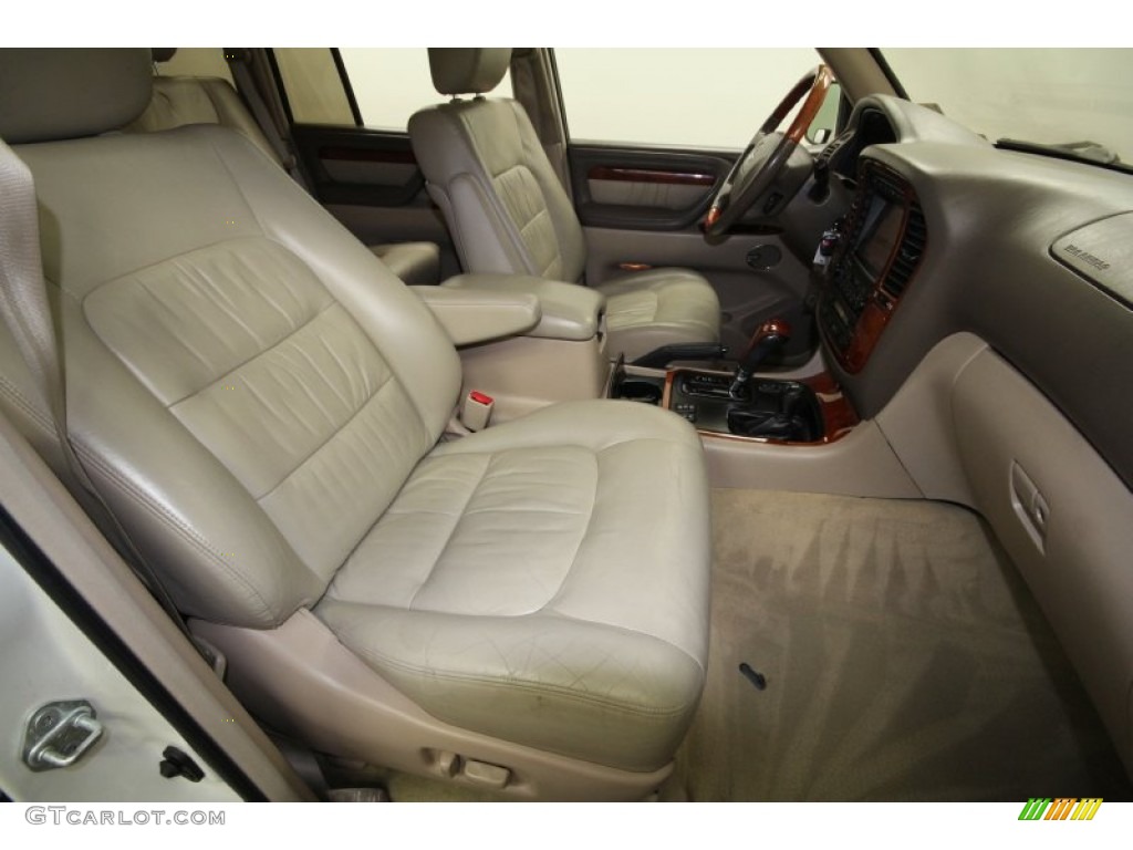 2002 LX 470 - Golden Pearl / Ivory photo #49