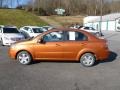 2007 Spicy Orange Chevrolet Aveo LS Sedan  photo #4