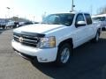 2007 Summit White Chevrolet Silverado 1500 LTZ Crew Cab 4x4  photo #3