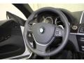Black Nappa Leather Steering Wheel Photo for 2012 BMW 6 Series #60719570