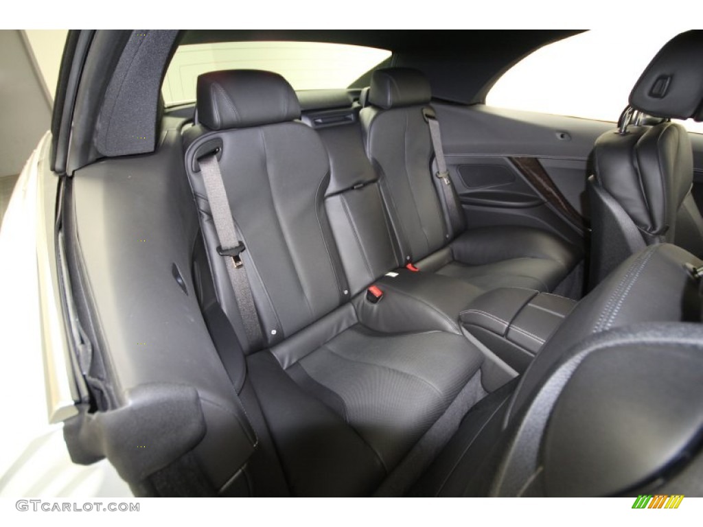 Black Nappa Leather Interior 2012 BMW 6 Series 650i Convertible Photo #60719594