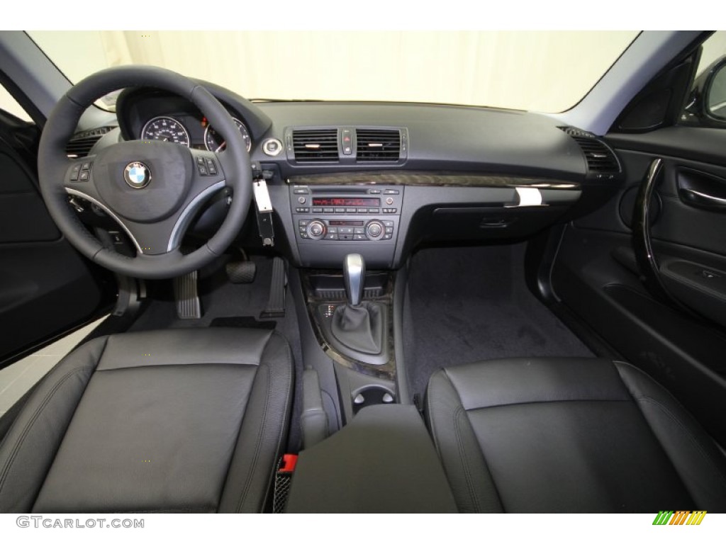 2012 1 Series 128i Coupe - Jet Black / Black photo #4