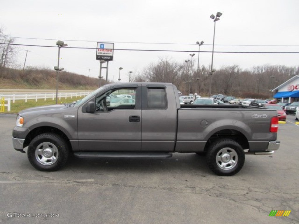 2006 F150 XLT SuperCab 4x4 - Dark Shadow Grey Metallic / Medium Flint photo #6