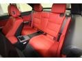 Coral Red/Black Rear Seat Photo for 2012 BMW 3 Series #60721120