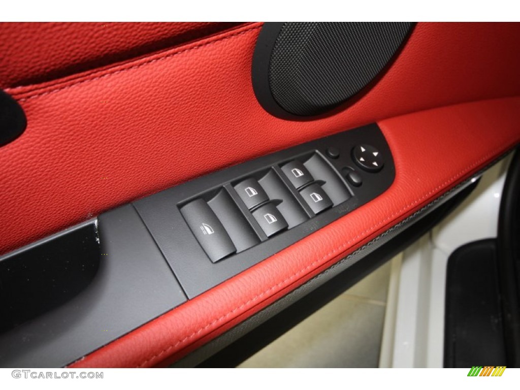 2012 3 Series 335is Convertible - Alpine White / Coral Red/Black photo #14