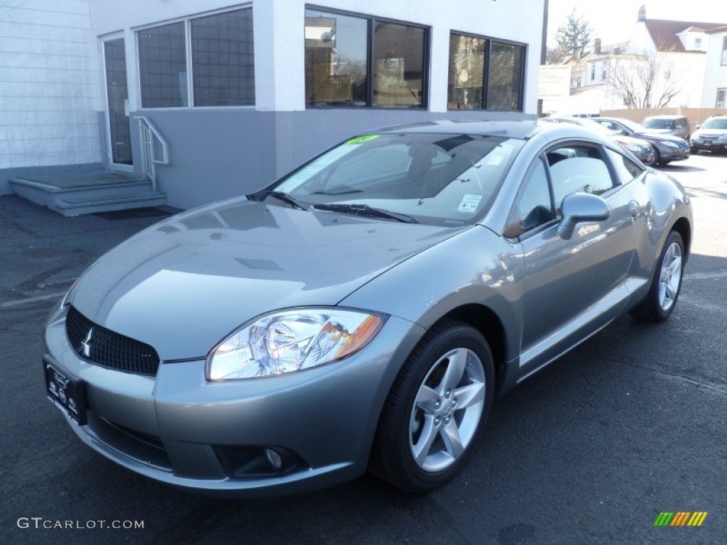 2009 Eclipse GS Coupe - Satin Meisai Gray Pearl / Dark Charcoal photo #1