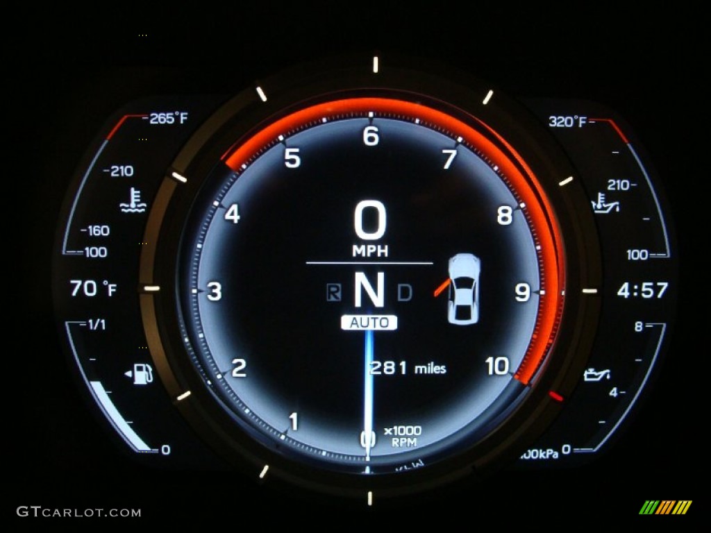2012 Lexus LFA Coupe Gauges Photos