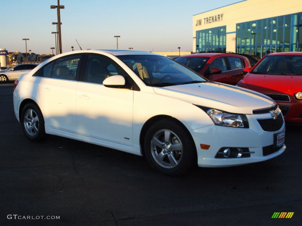 2011 Cruze LT/RS - Summit White / Cocoa/Light Neutral Leather photo #2
