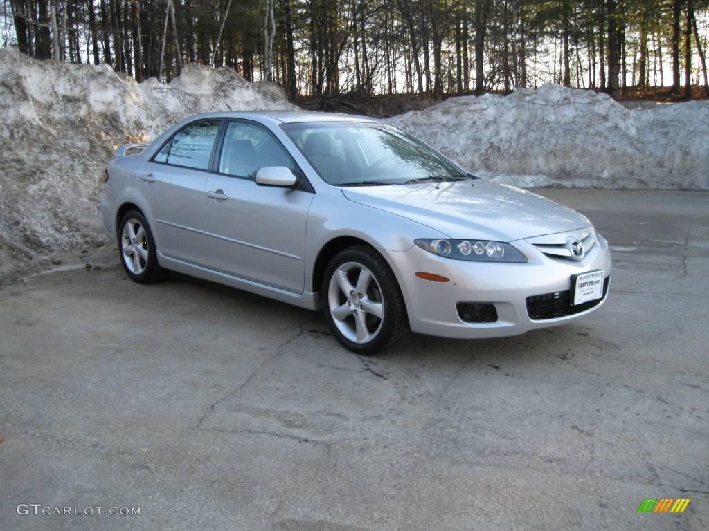 2007 MAZDA6 i Touring Sedan - Glacier Silver Metallic / Gray photo #1