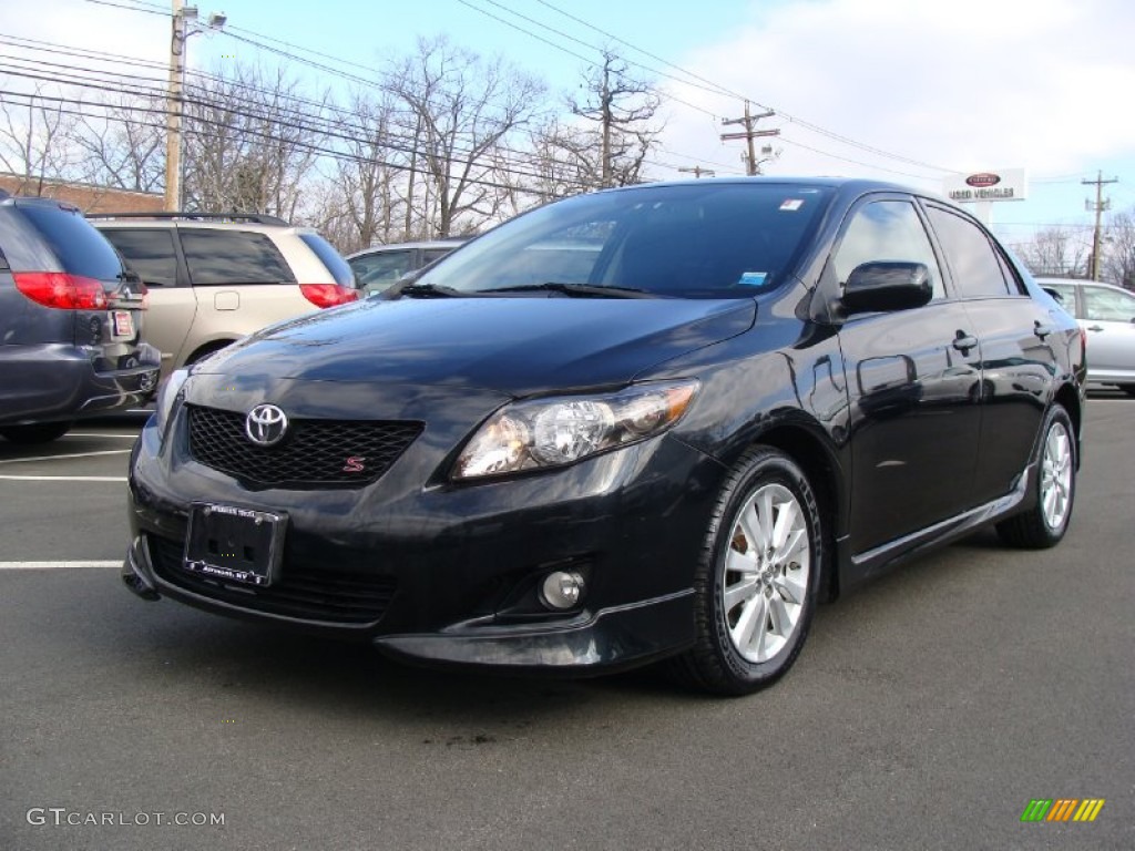Black Sand Pearl 2010 Toyota Corolla S Exterior Photo #60724699