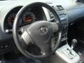 Dark Charcoal 2010 Toyota Corolla S Steering Wheel