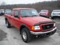 Bright Red 2004 Ford Ranger FX4 Level II SuperCab 4x4 Exterior