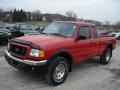 2004 Bright Red Ford Ranger FX4 Level II SuperCab 4x4  photo #4