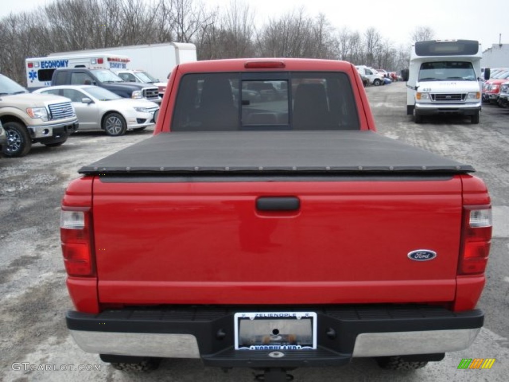 2004 Ranger FX4 Level II SuperCab 4x4 - Bright Red / Ebony/Red photo #7