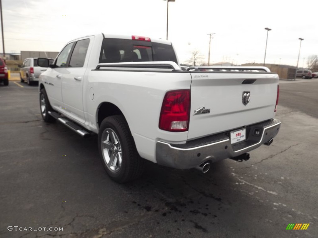 2012 Ram 1500 Big Horn Crew Cab - Bright White / Dark Slate Gray/Medium Graystone photo #7