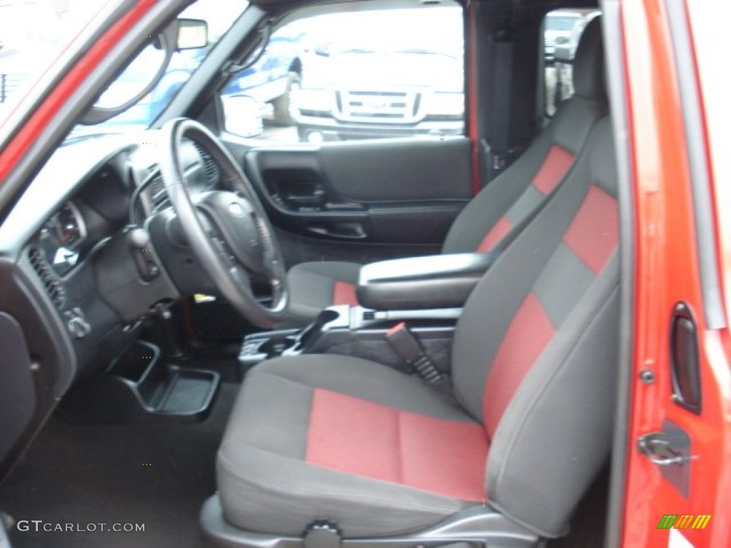 2004 Ranger FX4 Level II SuperCab 4x4 - Bright Red / Ebony/Red photo #11