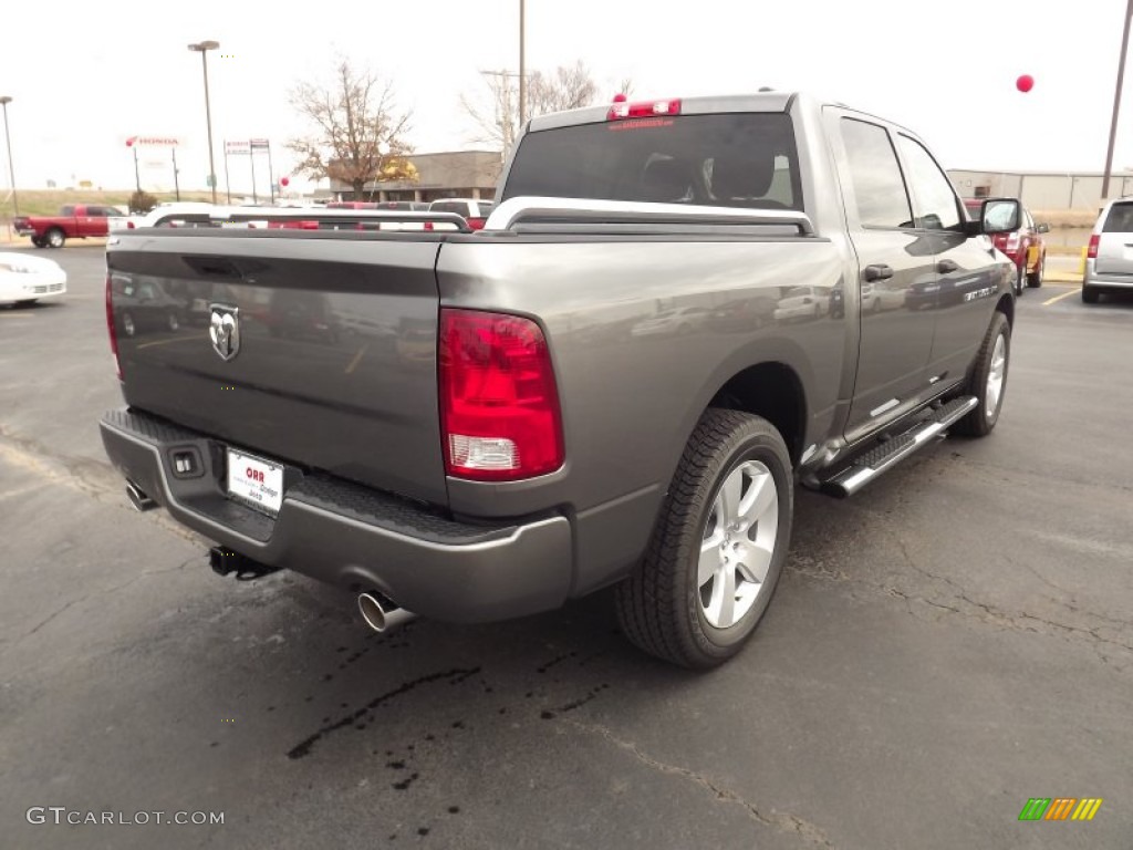 2012 Ram 1500 Express Crew Cab - Mineral Gray Metallic / Dark Slate Gray/Medium Graystone photo #5