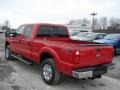 2012 Vermillion Red Ford F250 Super Duty XLT Crew Cab 4x4  photo #6