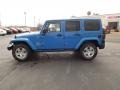 2012 Cosmos Blue Jeep Wrangler Unlimited Sahara 4x4  photo #8