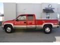 2000 Fire Red GMC Sierra 1500 SLE Extended Cab 4x4  photo #12