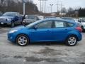 2012 Blue Candy Metallic Ford Focus SE Sport 5-Door  photo #5