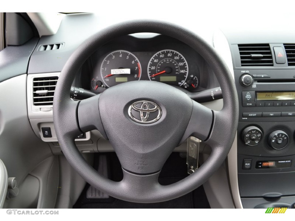 2011 Toyota Corolla 1.8 Ash Steering Wheel Photo #60728224