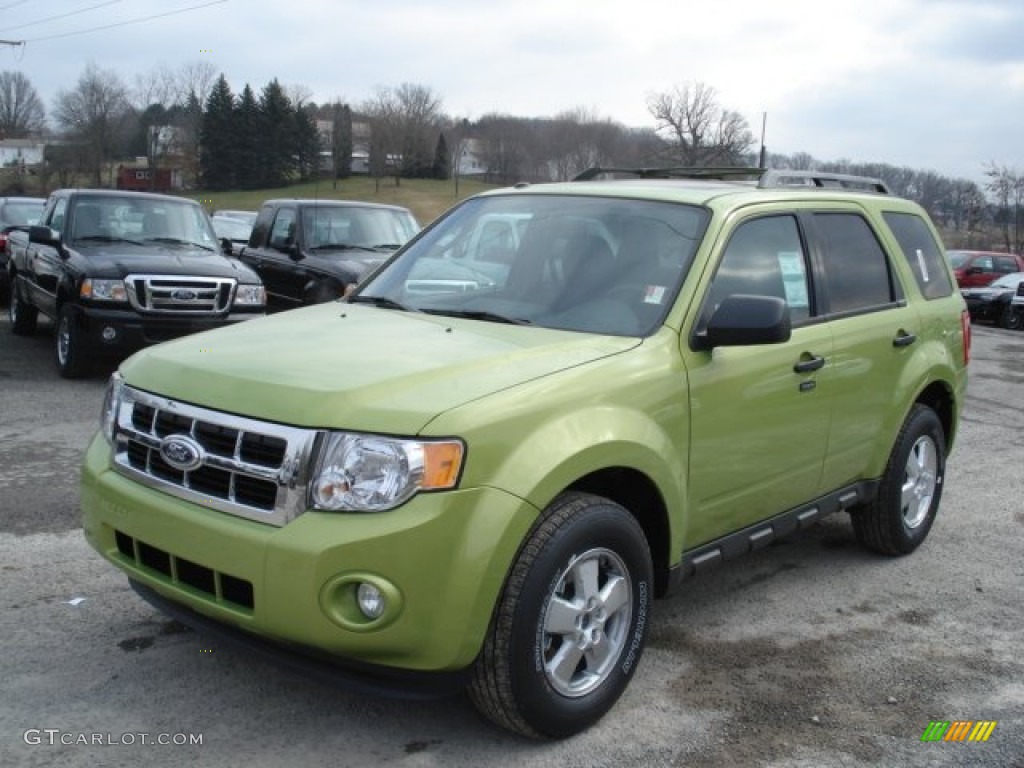 Lime Squeeze Metallic 2012 Ford Escape XLT 4WD Exterior Photo #60728629