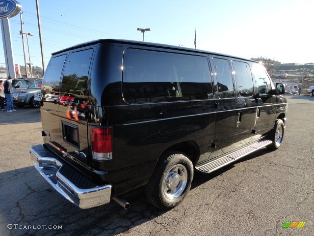Black 2011 Ford E Series Van E150 XLT Passenger Exterior Photo #60728641