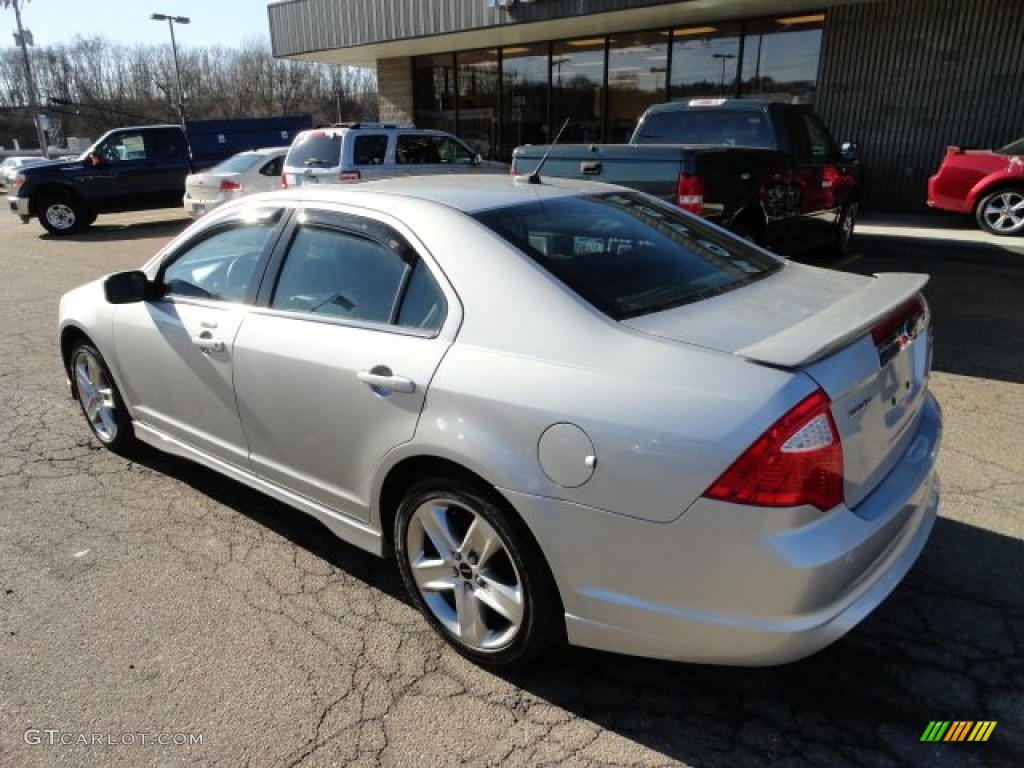 2010 Fusion Sport AWD - Brilliant Silver Metallic / Charcoal Black/Sport Black photo #2