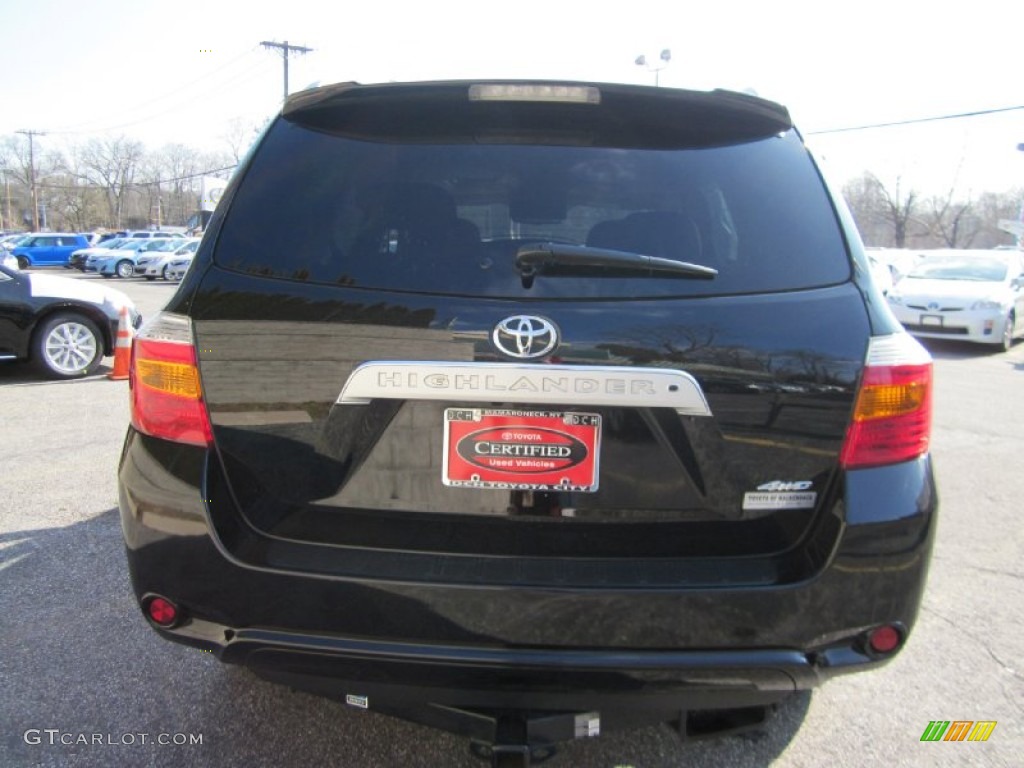 2010 Highlander Limited 4WD - Black / Sand Beige photo #12