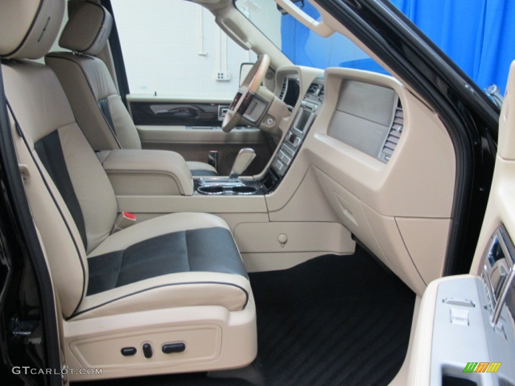 Stone/Charcoal Black Interior 2008 Lincoln Navigator Limited Edition 4x4 Photo #60733126