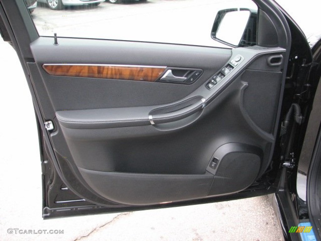 2012 Mercedes-Benz R 350 BlueTEC 4Matic Black Door Panel Photo #60735022