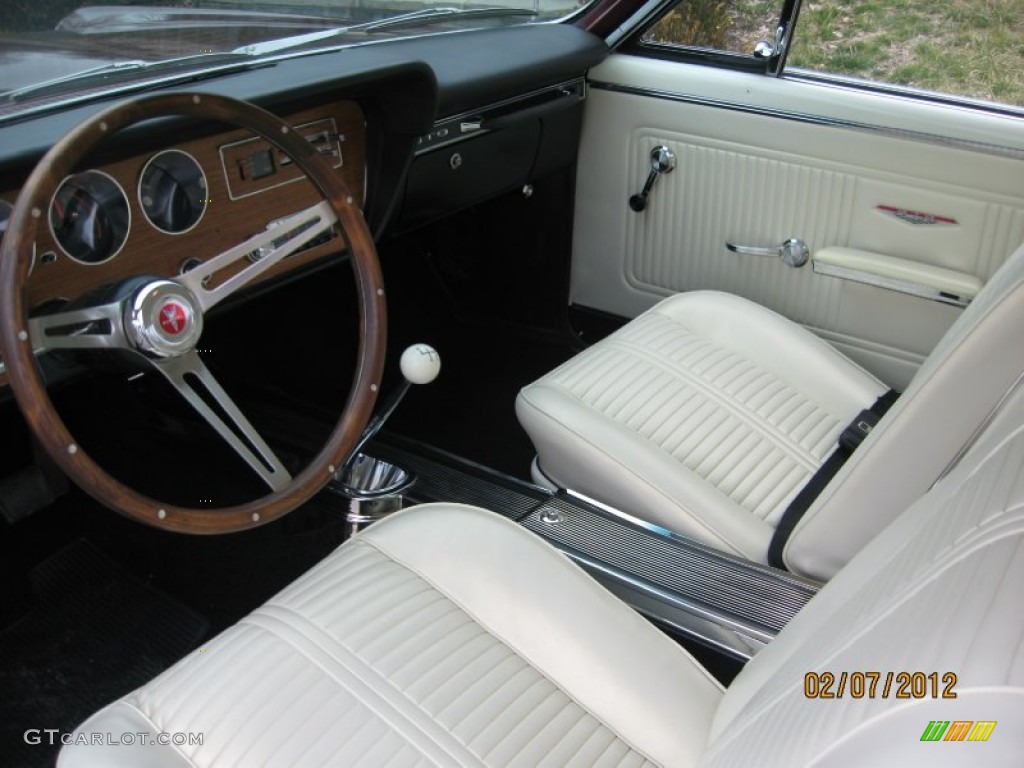 Parchment Interior 1966 Pontiac GTO Hardtop Photo #60735664